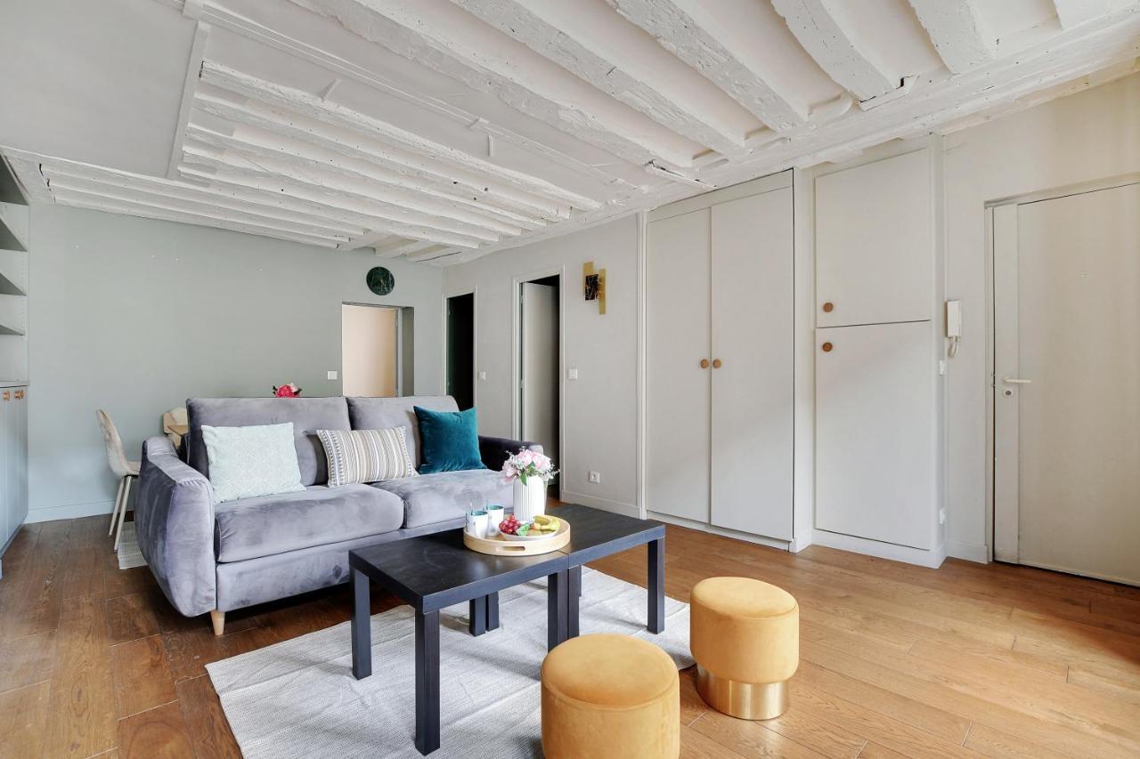 Chic Apartment -1Br-4P- Haut Marais - Republique Paris Exterior foto